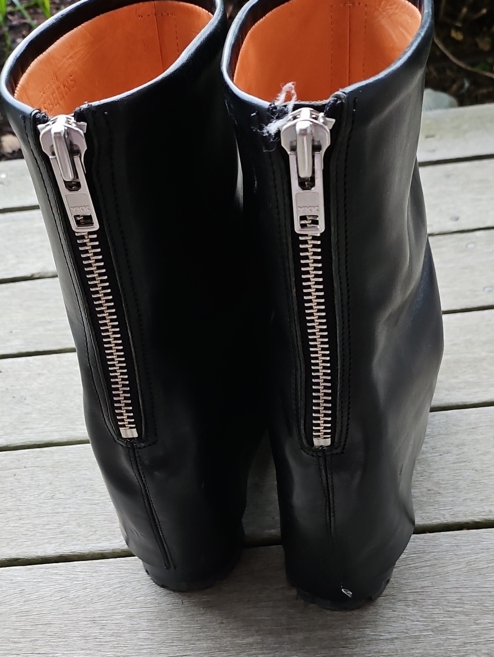 Swedish Hasbeens Black Bootcut Boot Size 37 - Picture 8 of 11